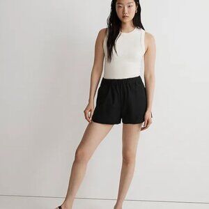 Madewell Women’s Black Pull-On Shorts (XS)
